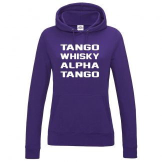 Ladies T.W.A.T Hoodie - Purple, 18