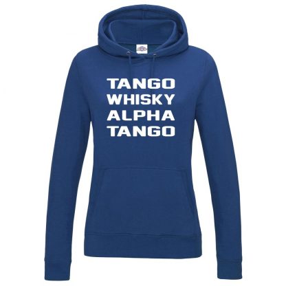 Ladies T.W.A.T Hoodie - Royal Blue, 18