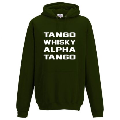 Mens T.W.A.T Hoodie - Forest Green, 2XL