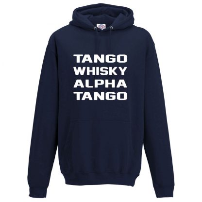 Mens T.W.A.T Hoodie - Navy, 5XL