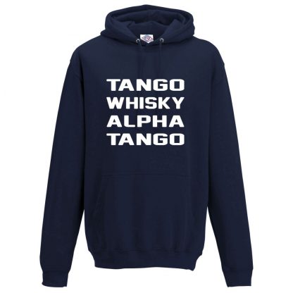 Mens T.W.A.T Hoodie - Navy, 5XL