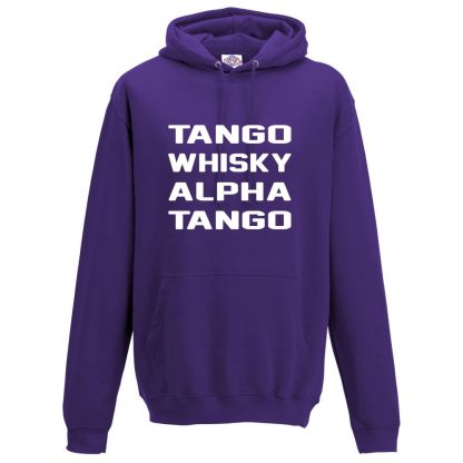 Mens T.W.A.T Hoodie - Purple, 3XL