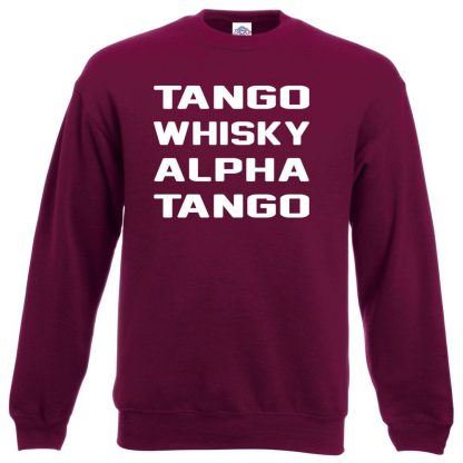 T.W.A.T Sweatshirt - Maroon, 2XL