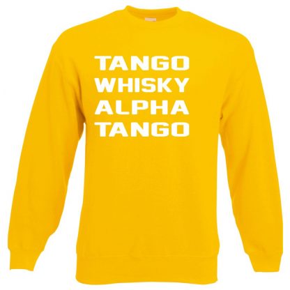 T.W.A.T Sweatshirt - Yellow, 2XL
