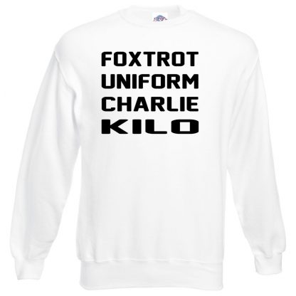 F.U.C.K Sweatshirt - White, 3XL
