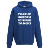 Mens C.U.N.T Hoodie - Royal Blue, 3XL