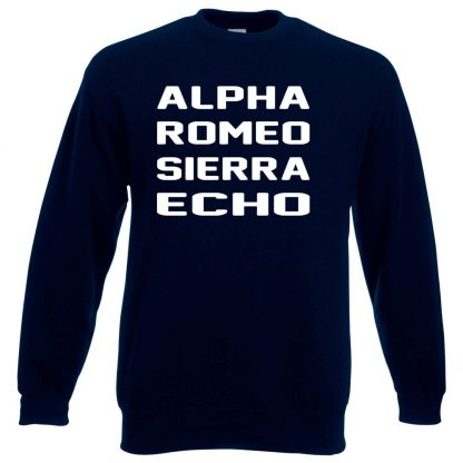 A.R.S.E Sweatshirt - Navy, 3XL