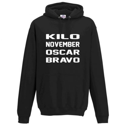 Mens K.N.O.B Hoodie - Black, 5XL