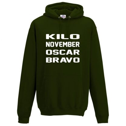 Mens K.N.O.B Hoodie - Forest Green, 2XL