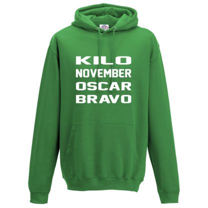 Mens K.N.O.B Hoodie - Kelly Green, 2XL