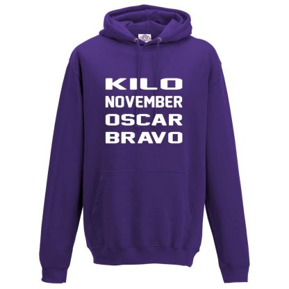 Mens K.N.O.B Hoodie - Purple, 3XL