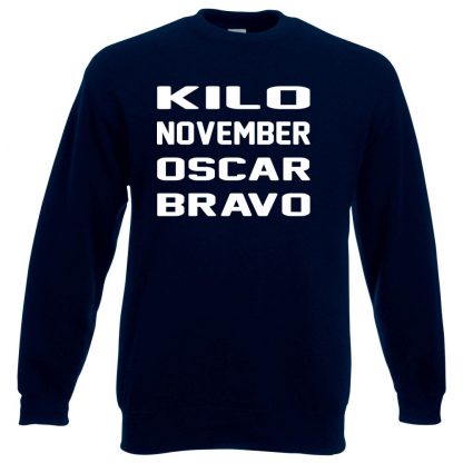 K.N.O.B Sweatshirt - Navy, 3XL