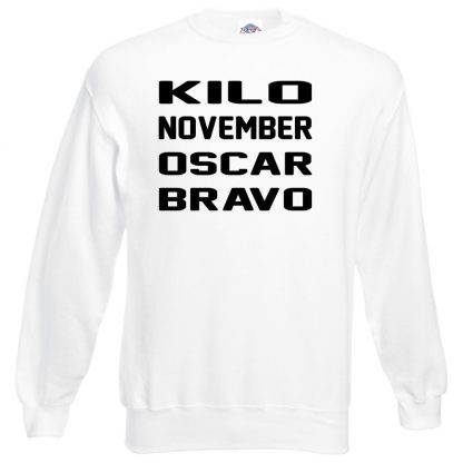 K.N.O.B Sweatshirt - White, 3XL