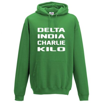 Mens D.I.C.K Hoodie - Kelly Green, 2XL