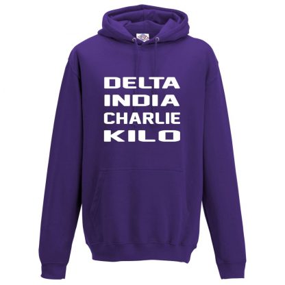 Mens D.I.C.K Hoodie - Purple, 3XL