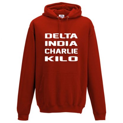 Mens D.I.C.K Hoodie - Red, 3XL