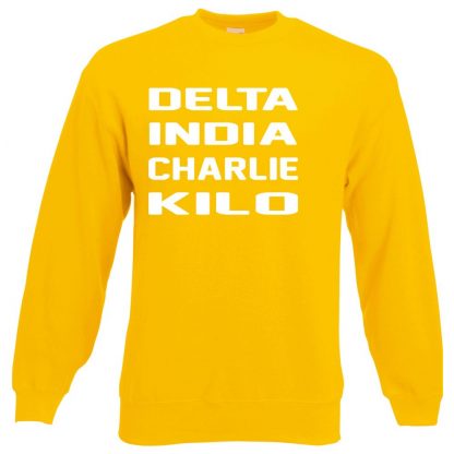 D.I.C.K Sweatshirt - Yellow, 2XL