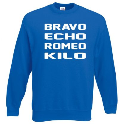 B.E.R.K Sweatshirt - Royal Blue, 2XL