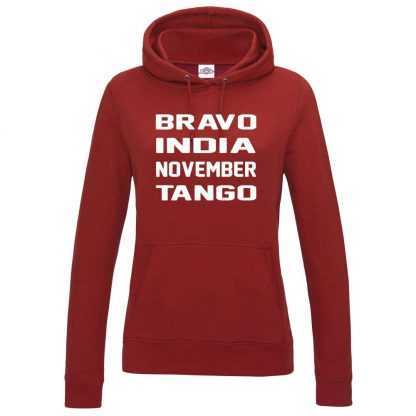 Ladies B.I.N.T Hoodie - Red, 18