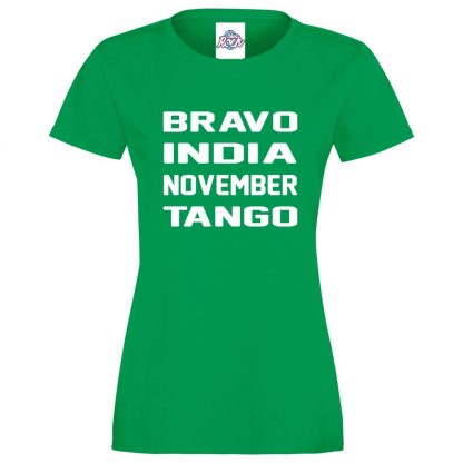 Ladies B.I.N.T T-Shirt - Kelly Green, 18