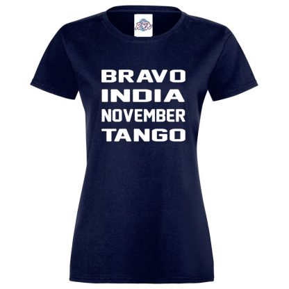 Ladies B.I.N.T T-Shirt - Navy, 18