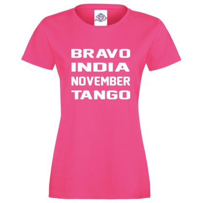 Ladies B.I.N.T T-Shirt - Pink, 18