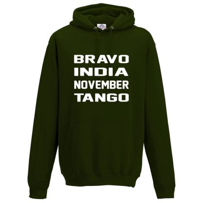 Mens B.I.N.T Hoodie - Forest Green, 2XL