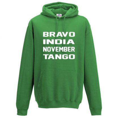 Mens B.I.N.T Hoodie - Kelly Green, 2XL