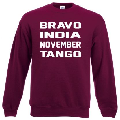 B.I.N.T Sweatshirt - Maroon, 2XL