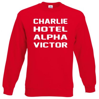 C.H.A.V Sweatshirt - Red, 2XL