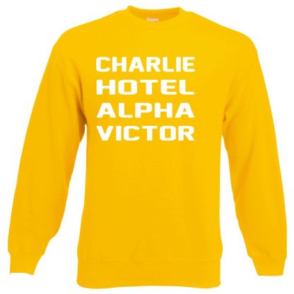 C.H.A.V Sweatshirt - Yellow, 2XL