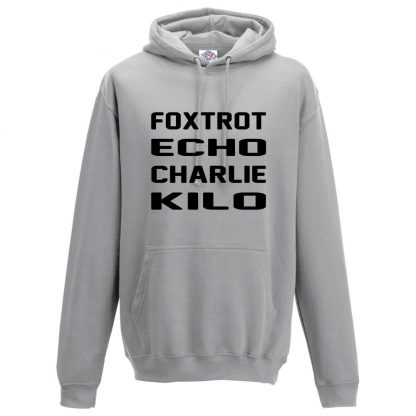 Mens F.E.C.K Hoodie - Charcoal, 2XL