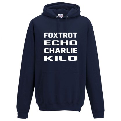 Mens F.E.C.K Hoodie - Navy, 5XL