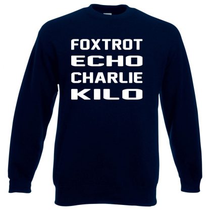 F.E.C.K Sweatshirt - Navy, 3XL