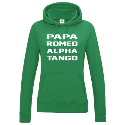 Ladies P.R.A.T Hoodie - Kelly Green, 18