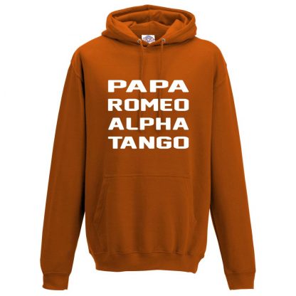 Mens P.R.A.T Hoodie - Orange, 2XL