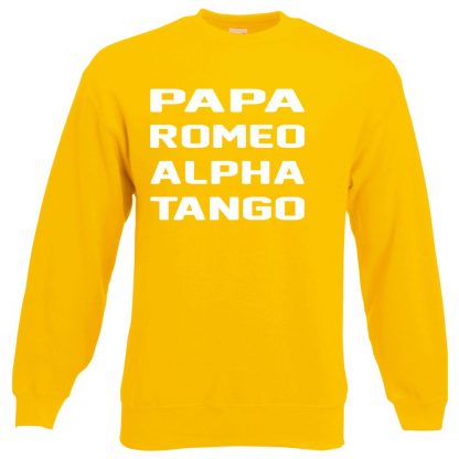P.R.A.T Sweatshirt - Yellow, 2XL