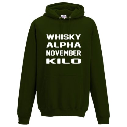 Mens W.A.N.K Hoodie - Forest Green, 2XL