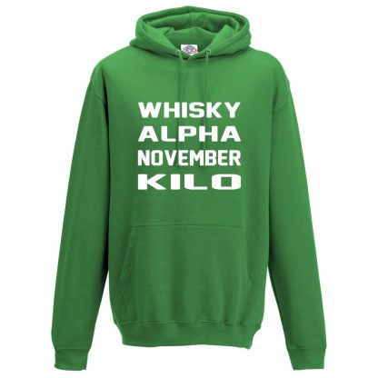 Mens W.A.N.K Hoodie - Kelly Green, 2XL