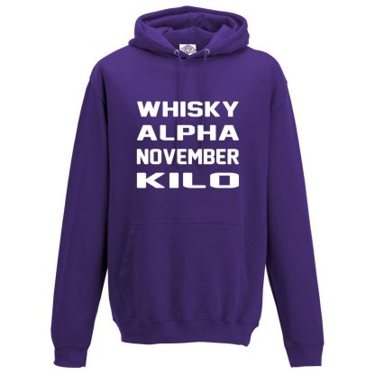 Mens W.A.N.K Hoodie - Purple, 3XL