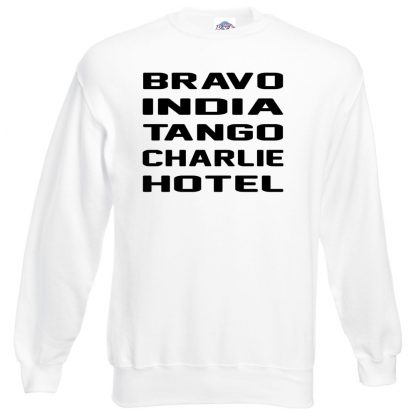 B.I.T.C.H Sweatshirt - White, 3XL