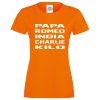 Ladies B.R.I.C.K T-Shirt - Orange, 18