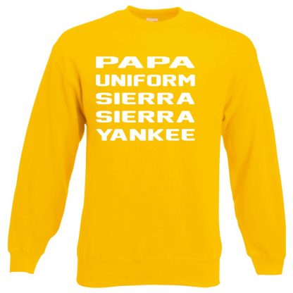 P.U.S.S.Y Sweatshirt - Yellow, 2XL