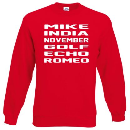 M.I.N.G.E.R Sweatshirt - Red, 2XL