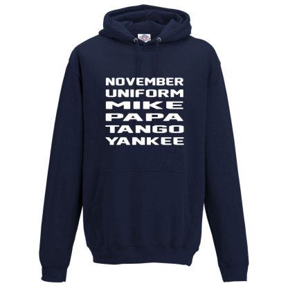 Mens N.U.M.P.T.Y Hoodie - Navy, 5XL