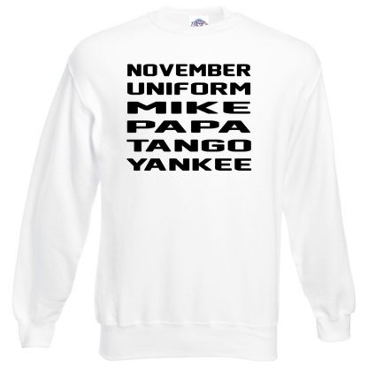 N.U.M.P.T.Y Sweatshirt - White, 3XL