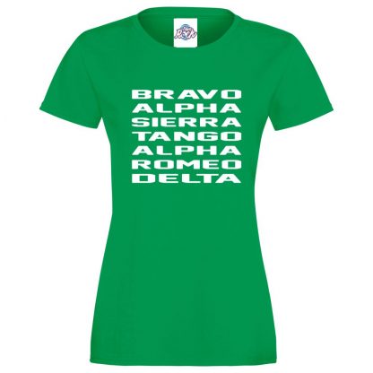 Ladies B.A.S.T.A.R.D T-Shirt - Kelly Green, 18