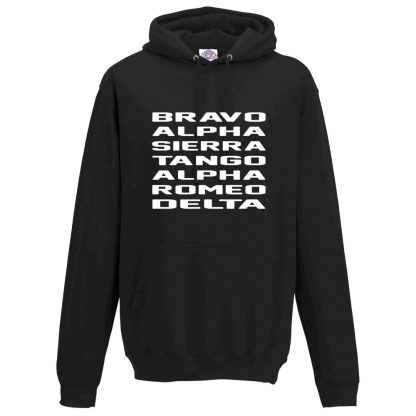 Mens B.A.S.T.A.R.D Hoodie - Black, 5XL