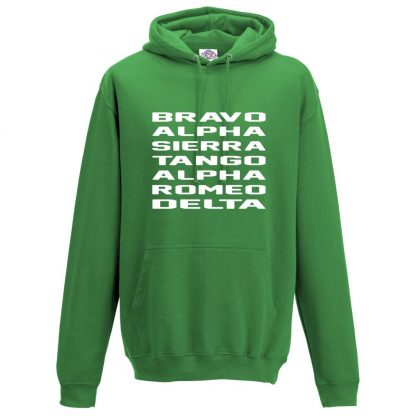 Mens B.A.S.T.A.R.D Hoodie - Kelly Green, 2XL