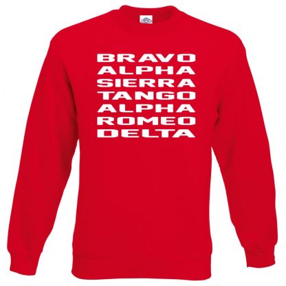 B.A.S.T.A.R.D Sweatshirt - Red, 2XL